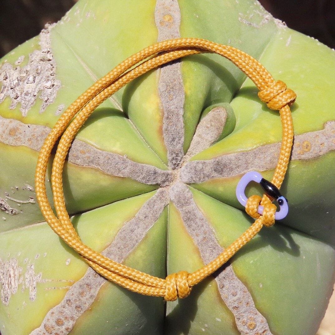 Lavender Bracelet | Glass Carabiner | Rock Climbing Gift