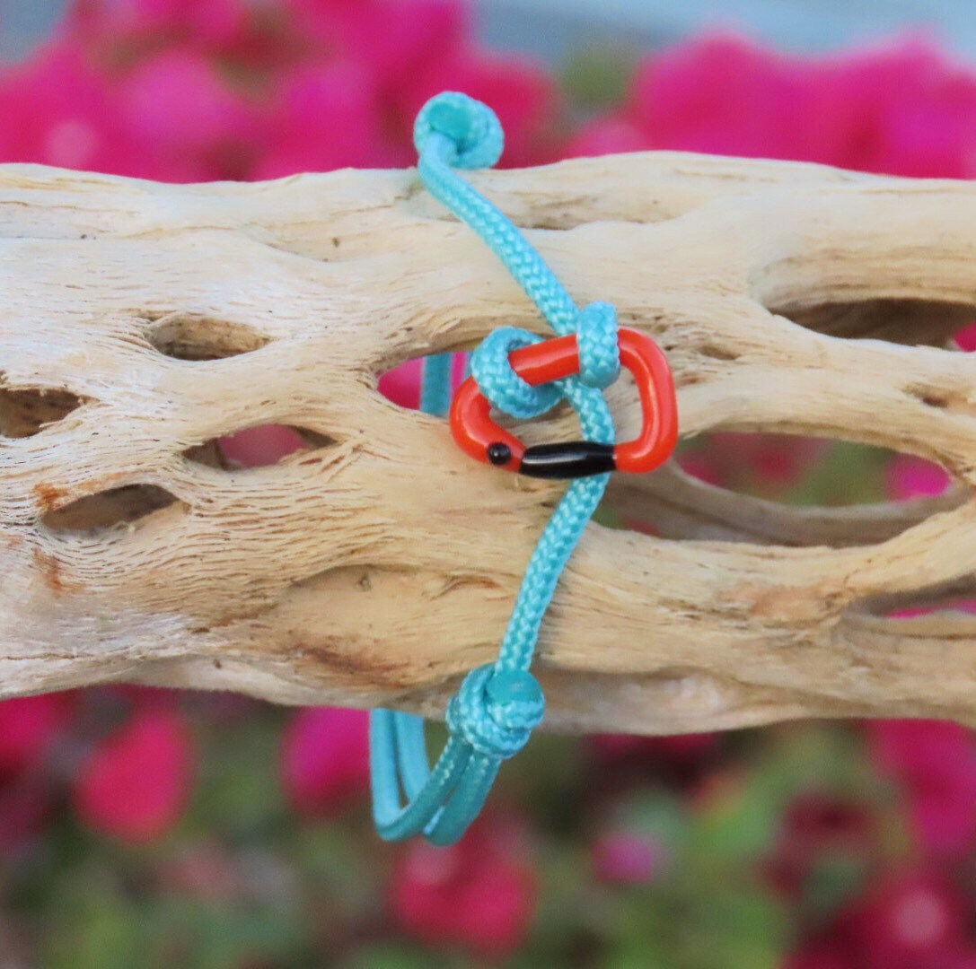 Lava Bracelet | Glass Carabiners | Rock Climbing Gift