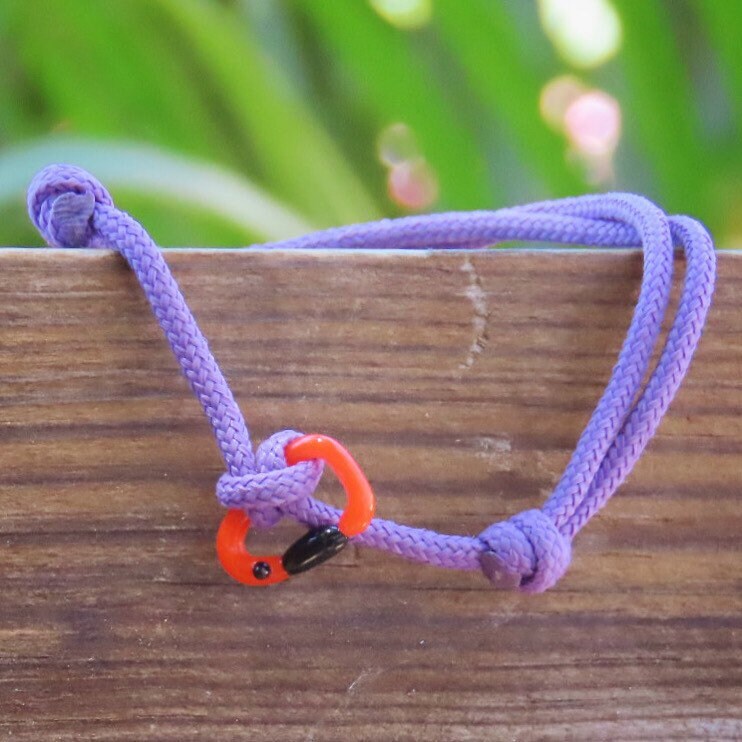 Lava Bracelet | Glass Carabiners | Rock Climbing Gift
