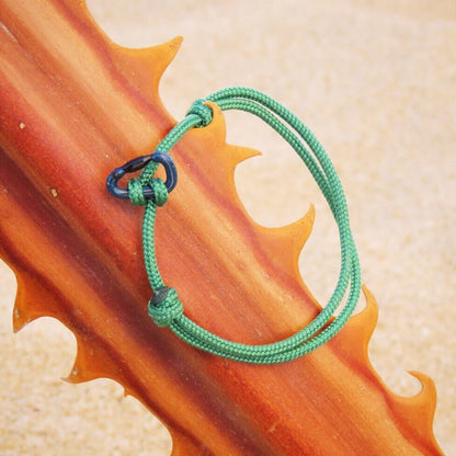 Deep Blue Bracelet | Glass Carabiner | Rock Climbing Gift
